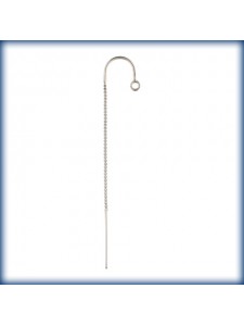 St.Silver U-Threader Box Chain w/r PAIR