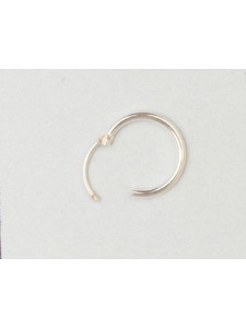 St.Silver Earring Hoop 12x1.25mm - EACH