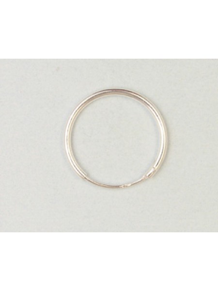 St.Silver Earring Hoop 16x1.25mm - EACH