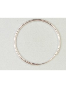 St.Silver Earring Hoop 24x1.25mm - EACH