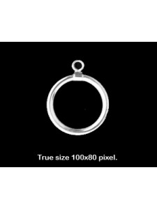 Toggle Clasp Ring Plain 15x2mm