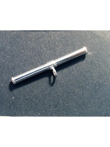 St. Silver Toggle Clasp Bar Plain 24x2mm