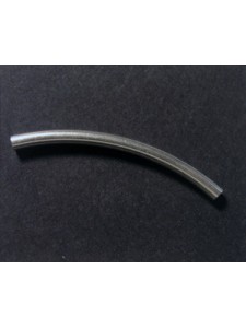 St.Silver Curved Tube OD2.0 ID1.7  L30mm