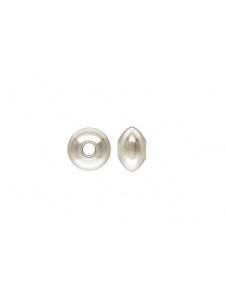 St.Silver Saucer Bead 3.3x2mm H:0.9mm