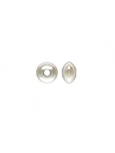 St.Silver Saucer Bead 5.7x3.5mm H:1.5mm