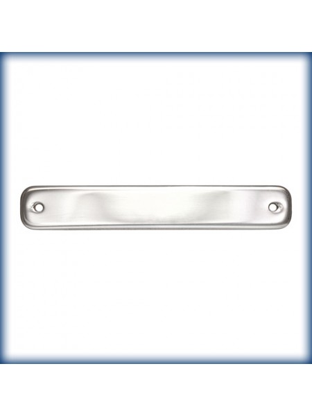 St.Silver Bar 6.4x38mm w/2holes 1.25mm