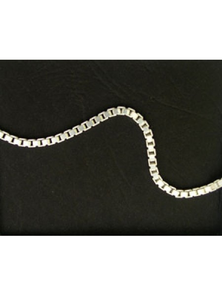 St.Silver Box Chain 2mm ~20.8gr/mtr