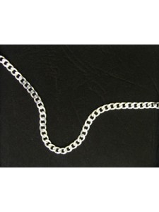 St.Silver Curb Chain 80gauge ~18gr/mtr