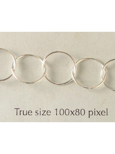 Chain St.Silver Round 10x0.6mm -per gram