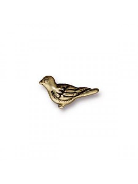 Bead Paloma Dove  Bronze antique