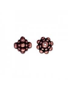 Bead Pamada 8mm H:1mm  Antique Copper