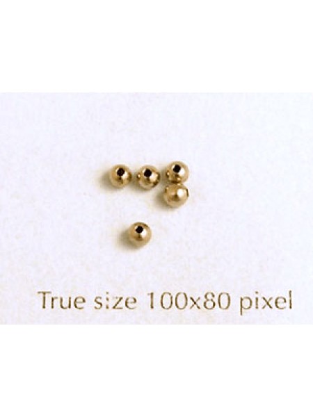 Bead Round 2.4mm H:0.8mm Nickel Pl