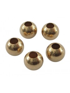 Brass Bead RD (RAW/unplated) 6mm H:2.5mm