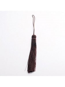 Silk Tassel 17cm x 1cm Chocolate