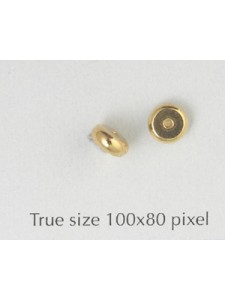 Heishi Brass Bead 6mm Gold plated