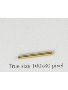 Tube Brass 16x2mm Gold Plated