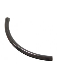 Curved Tube w\split 78x5mm H4mm Black