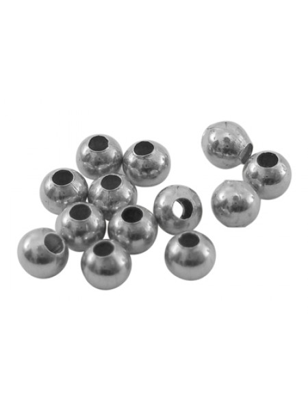 Round 3mm Bead Platinum Colour- EACH