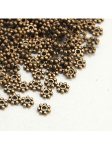 Spacer Bead Flower 4x1mm H:1mm AC NF