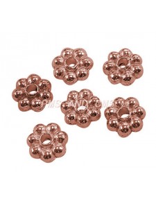 Spacer Bead Flower 4.5x1.5mm H:1mm AC NF