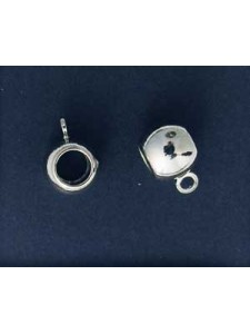 Hang Bead Big Hole Nickel plated