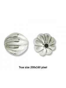 CCB Bead Pumpkin 22mm Antique Silver