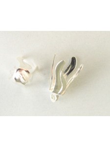 Bell Cap Large H:15mm Silver Plated