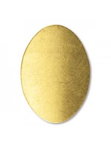 Brass Oval Blank 0.75x1.1 inches 24gauge