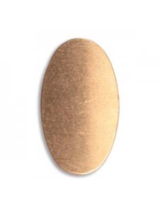 Copper Oval Blank 0.5x0.75 in 24GA