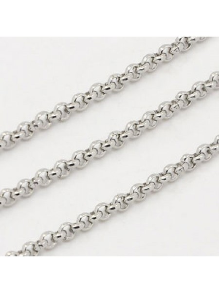 Stainless Steel Rollo Chain 2x2mm -per m