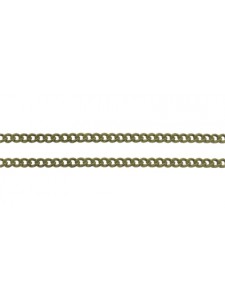 Chain cable 3.7x2.7mm Anti Brass per mtr