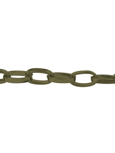 Cable Chain 11x6x2mm Anti Brass - Mtr