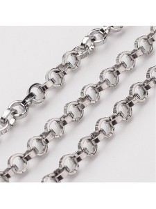 Chain Stainless Steel Rolo 4mm - mtr