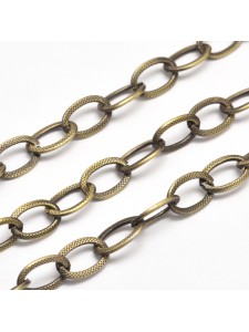 Cable Chain 13x9x1mm Anti Brass - meter