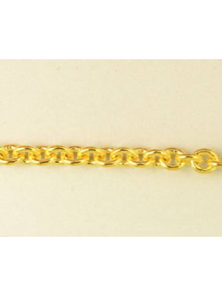 Chain Gold Plated per 50m Spool