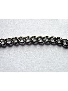 Chain Curb 3.5x5mm links Stain.Steel - M