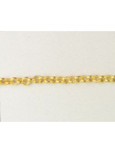 Chain Gold Plated per metre