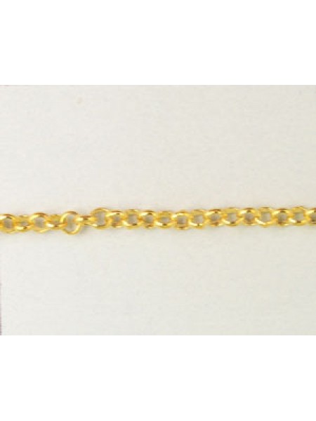 Chain Gold Plated per metre