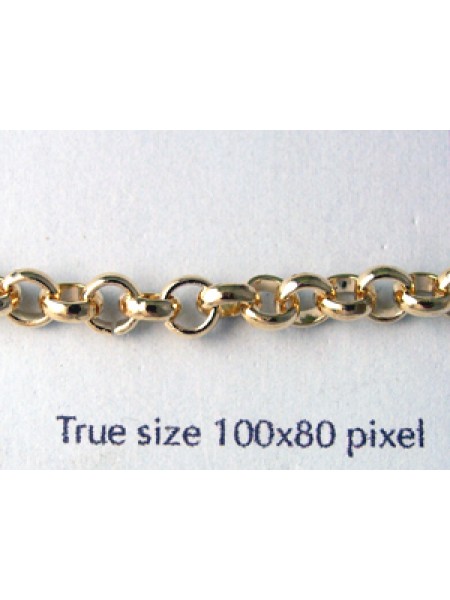 Belcher Chain 4.5mm Gold plated -MTR