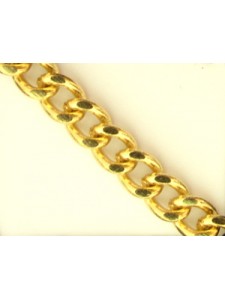 Curb Chain Bev 7mm W Steel GP - per mtr