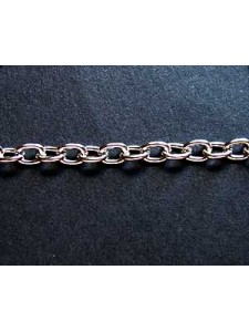 Chain Cable Steel Nickel Plated per mtr