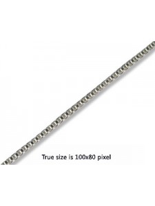 Box Chain 1.4mm Nickel Plated - per mtr