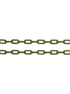 Curb chain (Brass) 3x2mm Anti.Brass - M