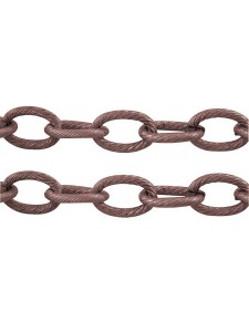 Chain (Iron) 14x9mm Cable Red Copper -M