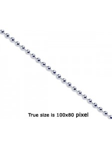 Bead Chain (Iron) 1.5mm Platin. NF - MTR