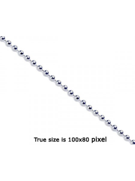 Bead Chain (Iron) 1.5mm Platin. NF - MTR