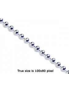 Bead Chain (Iron) 2.4mm Platin. NF - MTR