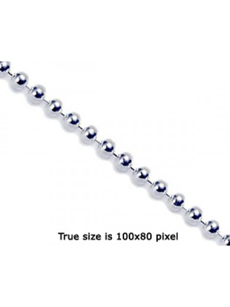 Bead Chain (Iron) 2.4mm Platin. NF - MTR