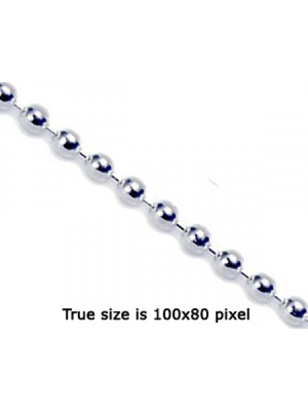 Bead Chain (Iron) 3.2mm Platin. NF - MTR