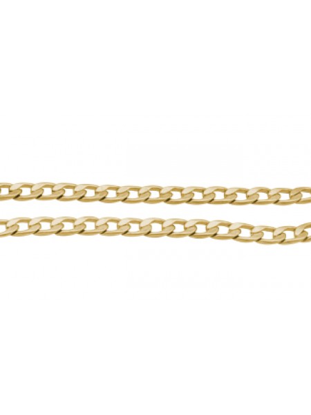 Chain Brass 6.5x4x1.2mm links GP - per M